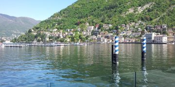 Invade con la sua barca lo spazio per gli idrovolanti sul Lago di Como