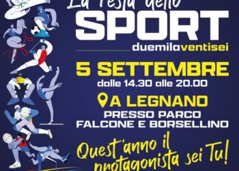 Torna la Festa dello Sport a Legnano: il pubblico sempre più protagonista. Ed arriva il Passaporto per bambini, ragazzi e famiglie